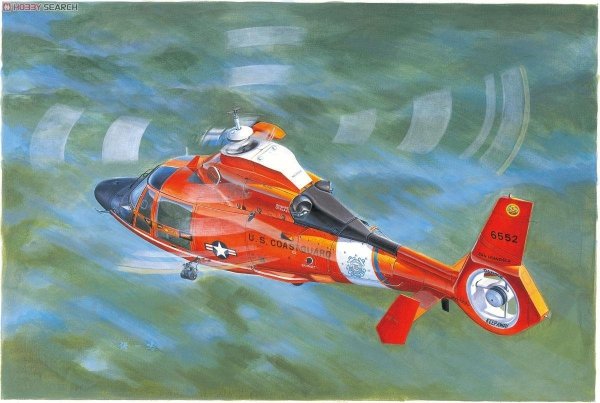 Trumpeter 05107 US Coast Guard HH-65C Dolphin Helicopter 1/35