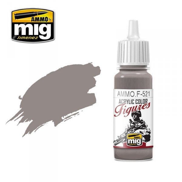 Ammo of Mig Jimenez F521 GREY LIGHT BROWN 17ML