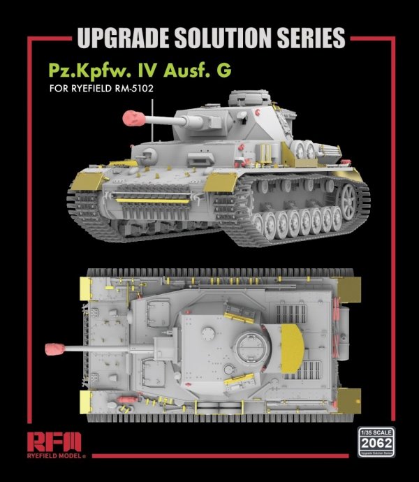 Rye Field Model 2062 Pz.Kpfw. IV Ausf. G for RFM 5102 - Upgrade Solution 1/35