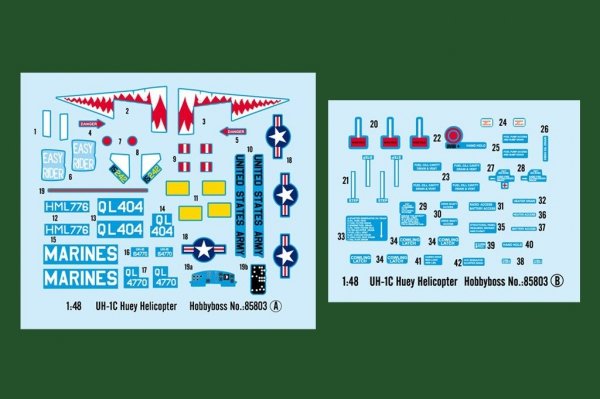 Hobby Boss 85803 UH-1C Huey Helicopter (1:48)