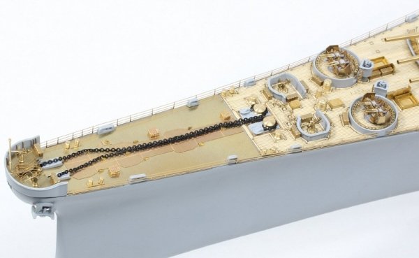 Pontos 35026FN USS BB-63 Missouri 1945 Detail Up Set (Teak tone stained wooden deck) (1:350)