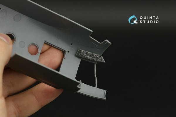 Quinta Studio QDS-48381 Mi-17 3D-Printed &amp; coloured Interior on decal paper (AMK) (Small version) 1/48