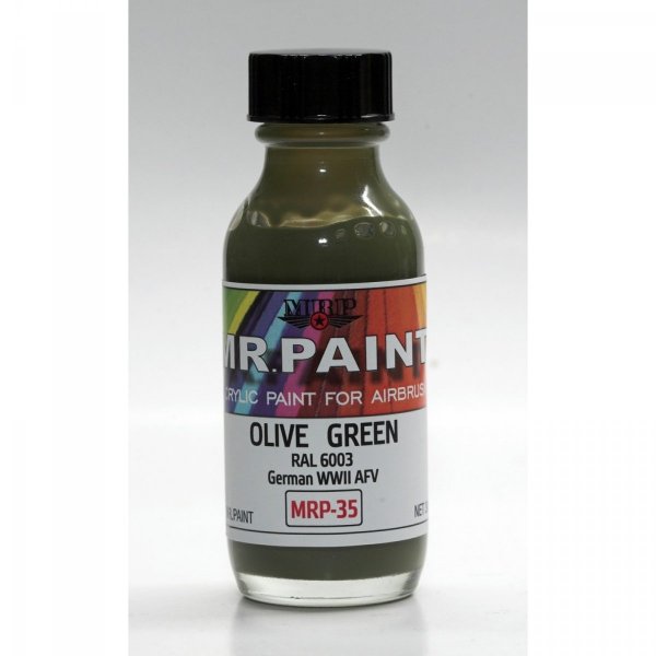 MR. Paint MRP-035 Olive Green RAL 6003 WWII German AFV 30ml