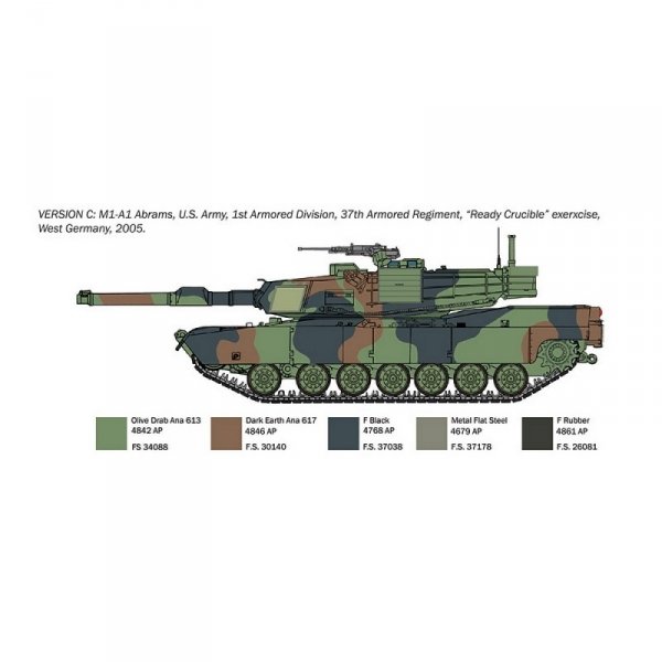 Italeri 35108 M1A1 Abrams - WAR THUNDER 1/35