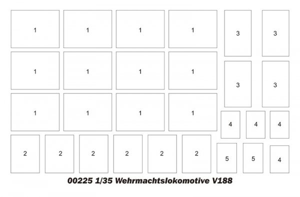 Trumpeter 00225 Wehrmachtslokomotive V188 1/35