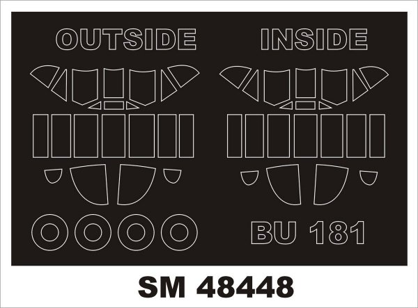 Montex SM48448 Bu 181 SPECIAL HOBBY 1/48