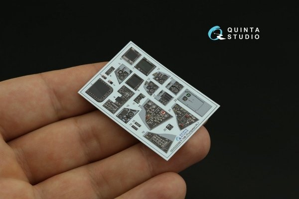 Quinta Studio QDS-32099 F-14B 3D-Printed &amp; coloured Interior on decal paper (Trumpeter) (Small version) 1/32