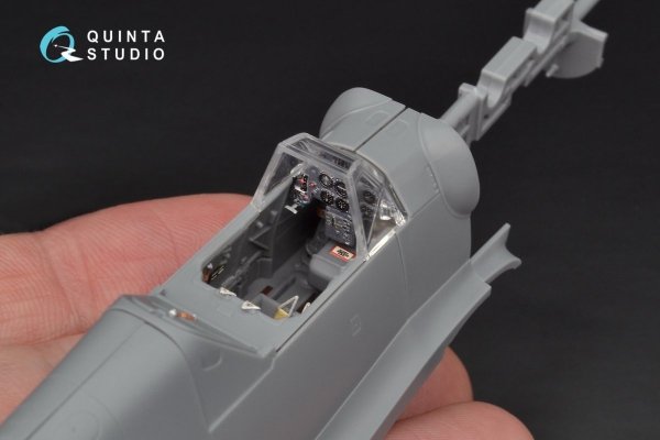 Quinta Studio QD48103 Bf 109G-6 3D-Printed &amp; coloured Interior on decal paper (for Tamiya kit) 1/48