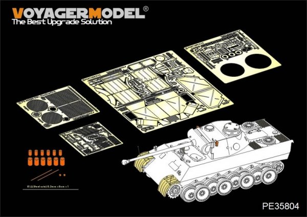 Voyager Model PE35804 WWII German Panther D V1 Basic For DROGON 6822 1/35