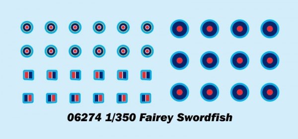 Trumpeter 06274 Fairey Swordfish (6pcs) (1:350)