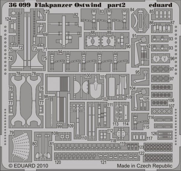 Eduard 36099 Flakpanzer Ostwind 1/35 Dragon