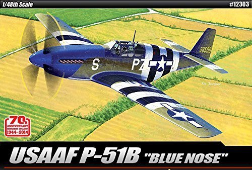 Academy 12303 USAAF P-51B &quot;BLUE NOSE&quot; 1:48