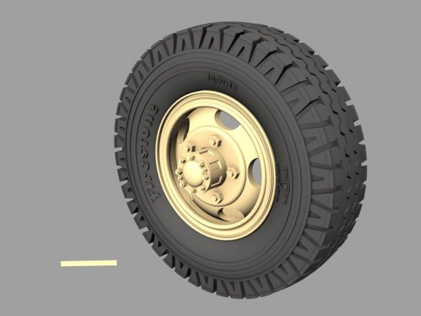 Panzer Art RE35-334 Marmon-Herrington road wheels (Firestone) 1/35