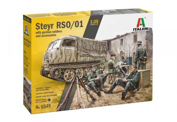 Italeri 6549 STEYR RSO/01 with GERMAN SOLDIERS (1:35)