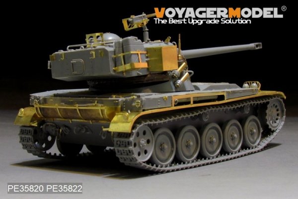 Voyager Model PE35820 Modern French AMX-13/75 light tank basic (smoke discharger, Atenna base Include）For TAKOM 2036 1/35