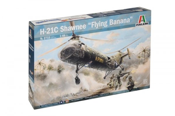 Italeri 2733 H-21C SHAWNEE FLYING BANANA 1/48