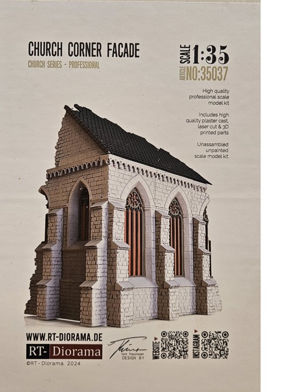 RT-Diorama 35037 Church Corner Facade 1/35