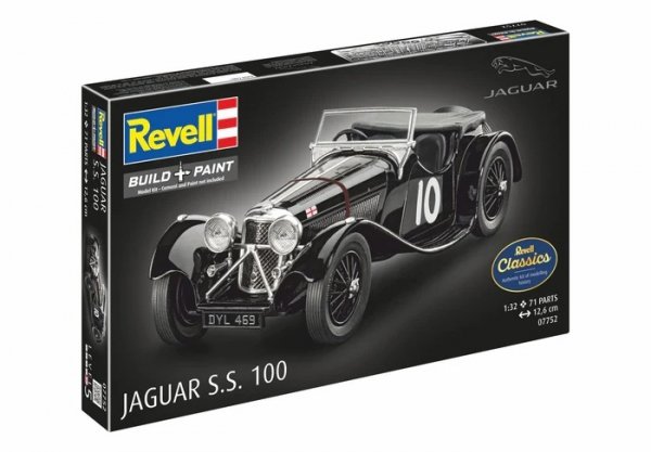 Revell 07752 Jaguar S.S. 100 (Revell Classics) 1/32