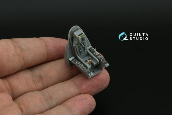 Quinta Studio QD48620 A-4F Skyhawk 3D-Printed &amp; coloured Interior on decal paper ( Hobby Boss ) 1/48