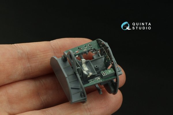 Quinta Studio QD48459 F4F-3 early 3D-Printed coloured Interior on decal paper (Eduard) 1/48