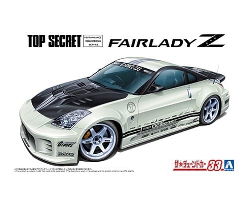 Aoshima 06951 TOPSECRET Z33FAIRLADY Z '05 (NISSAN) 1/24