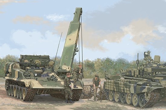 Trumpeter 09554 Russian BREM-1M Armoured Recovery Vehicle 1/35