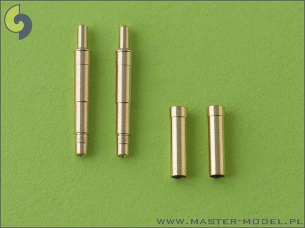 Master AM-48-016 German aircraft machine gun MK 108 (30mm) barrels &amp; blast tubes (2pcs) (1:48)