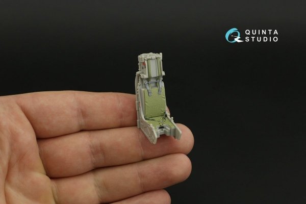 Quinta Studio QD32123 F/A-18F early 3D-Printed &amp; coloured Interior on decal paper (Trumpeter) 1/32