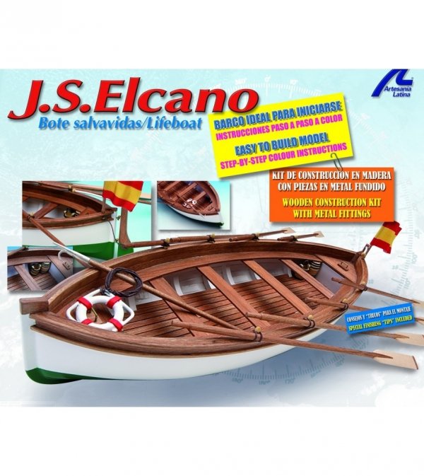 ARTESANIA LATINA 19019 Juan Sebastian Elcano - Szalupa 1/35