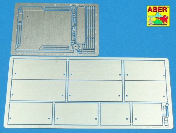 Aber 35148 Niemieckie oslony do zdobytego czolgu T-34/76 (1:35)