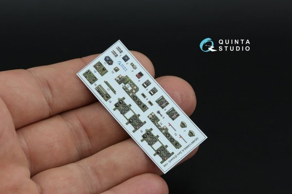 Quinta Studio QD48611 A6M2-K Zero 3D-Printed &amp; coloured Interior on decal paper (Eduard) 1/48