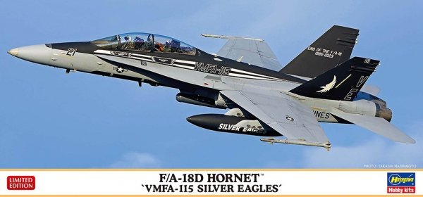 Hasegawa 02497 F/A-18D Hornet "VMFA-115 Silver Eagles" 1/72