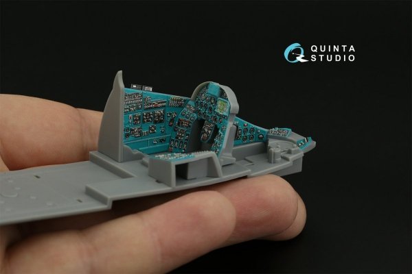 Quinta Studio QD48356 Mi-24D 3D-Printed &amp; coloured Interior on decal paper (Trumpeter) 1/48