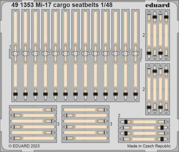 Eduard 491353 Mi-17 cargo seatbelts AMK 1/48