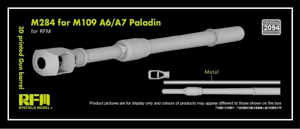 Rye Field Model 2094 M284 barrel for M106A6/A7 (RFM) 1/35