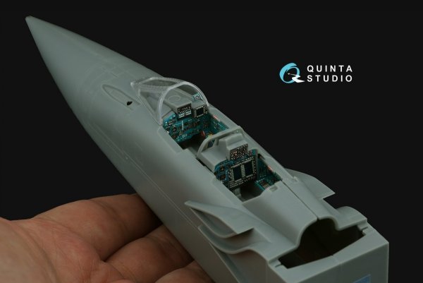 Quinta Studio QD48505 MiG-31BM 3D-Printed &amp; coloured Interior on decal paper (Hobby Boss) 1/48