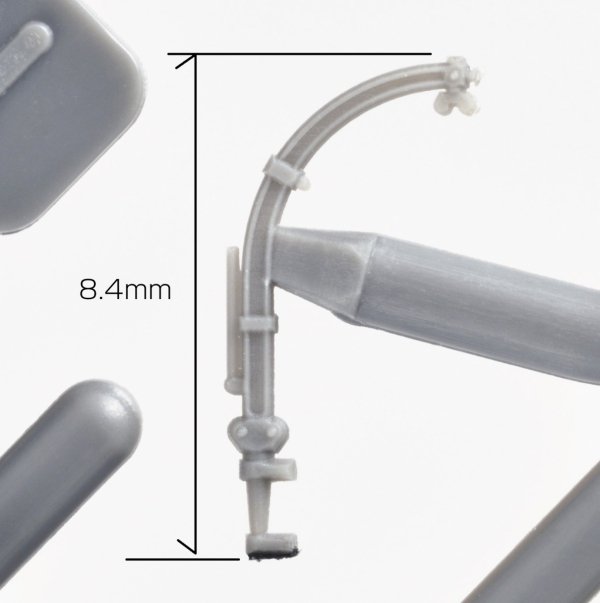 Fine Molds WA06 IJN Vessels Radial Bort Davits Set (Large) 1/700
