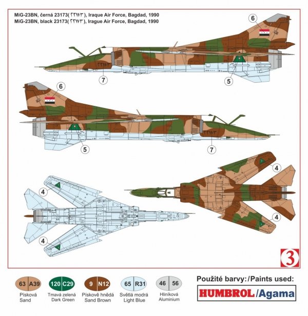 Kozavody Prostejov KPM0096 MiG-23BN International (1:72)