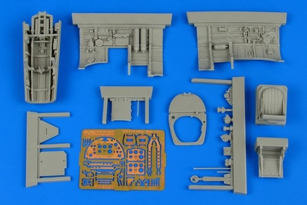 Aires 4596 Spitfire Mk.IXc cockpit set 1/48 Eduard