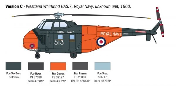 Italeri 1476 HO4S-3 / HAS.7 / H-19 1/72