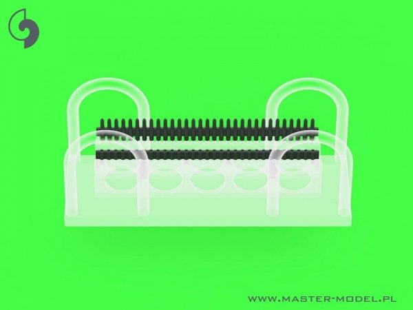 Master AM-72-169 Niemiecki km z okresu I w.św. Spandau LMG 08/15 (2 szt.) - z KRÓTKĄ rączką przeładowania - wydruki 3D i mosiężne lufy 1/72