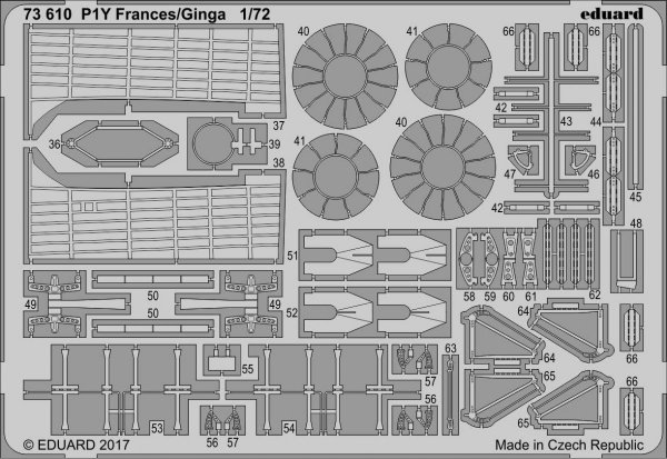 Eduard 73610 P1Y Frances/ Ginga HASEGAWA 1/72