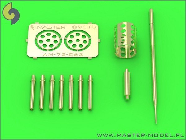 Master AM-72-063 Fairchild A-10 Thunderbolt II - GAU-8 Avenger gun tip and Pitot Tube
