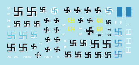 Star Decals 72-A1006 BT-5 m/1933, BT-42 Assault Gun, T-28 m/1938 and T-28 m/1940 1/72