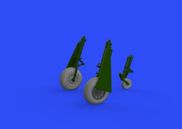 Eduard 648504 P-51D wheels cross tread 1/48 EDUARD