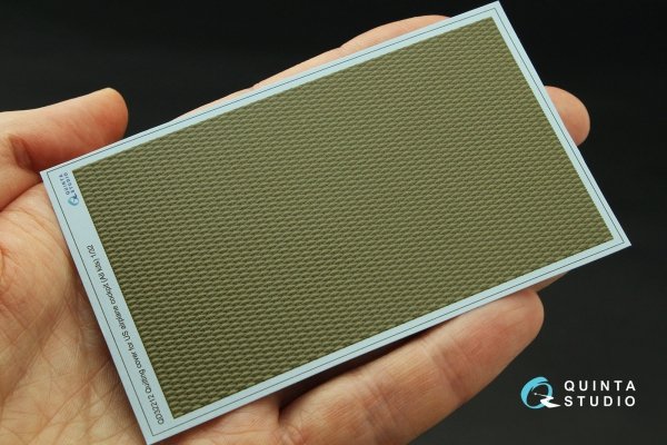 Quinta Studio QD32212 Quilting cover for US airplane cockpit. 3D-Printed coloured Interior on decal paper (All kits) 1/32