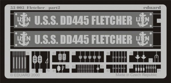 Eduard 53003 Fletcher 1/350 Tamiya