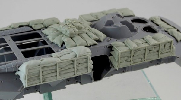 Panzer Art RE35-693 Sandbags armor for Ukrainian BTR-80 1/35