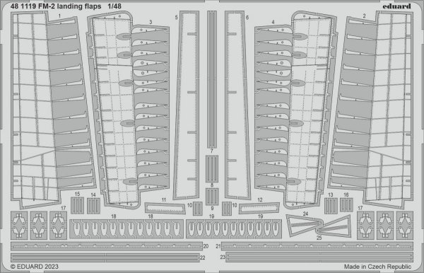 Eduard 481119 FM-2 landing flaps EDUARD 1/48