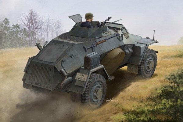Hobby Boss 83811 German Sd.Kfz.221 Leichter Panzerspahwagen (1:35) 